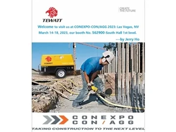 Tewatt는 CONEXPO-CON/AGG 2023에 참석하도록 귀하를 초대합니다.